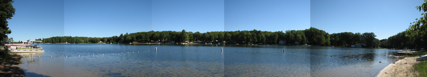 View of Rose Lake from the Rose Lake Forest Beach