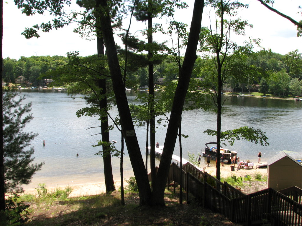 View of Rose Lake from our Landing